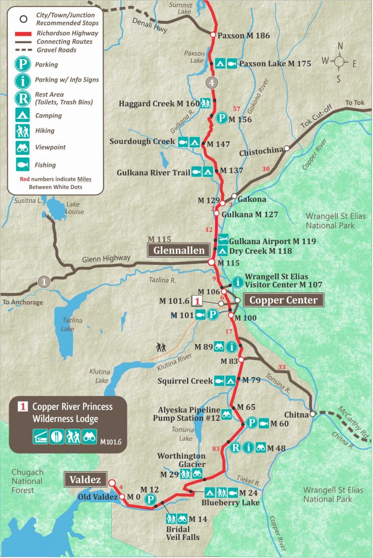 Drive the Richardson Highway in 2023: Fairbanks to Valdez